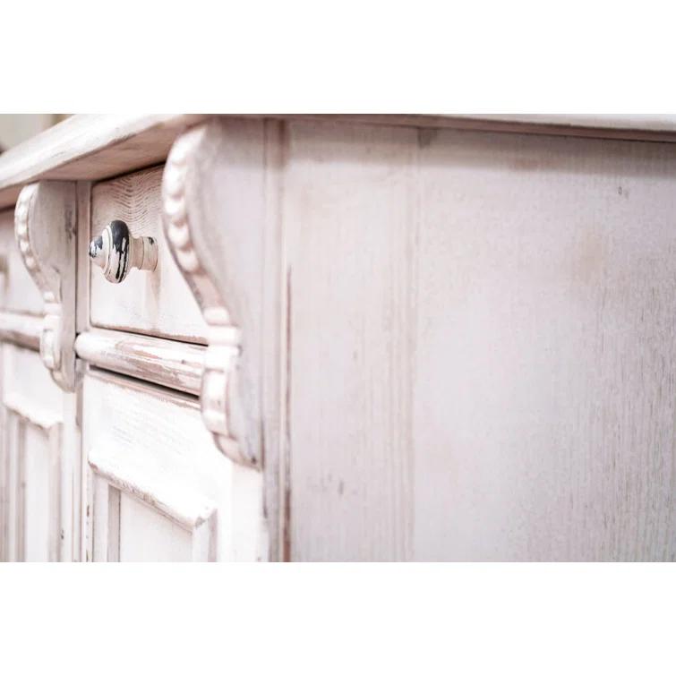 Elegant Transitional White 3-Drawer Sideboard - 51" Width