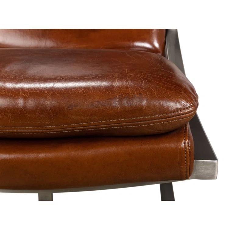 Mc Queen Leather Accent Chair