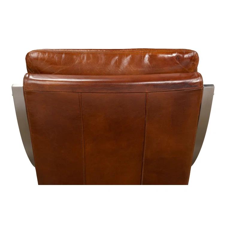 Mc Queen Leather Accent Chair