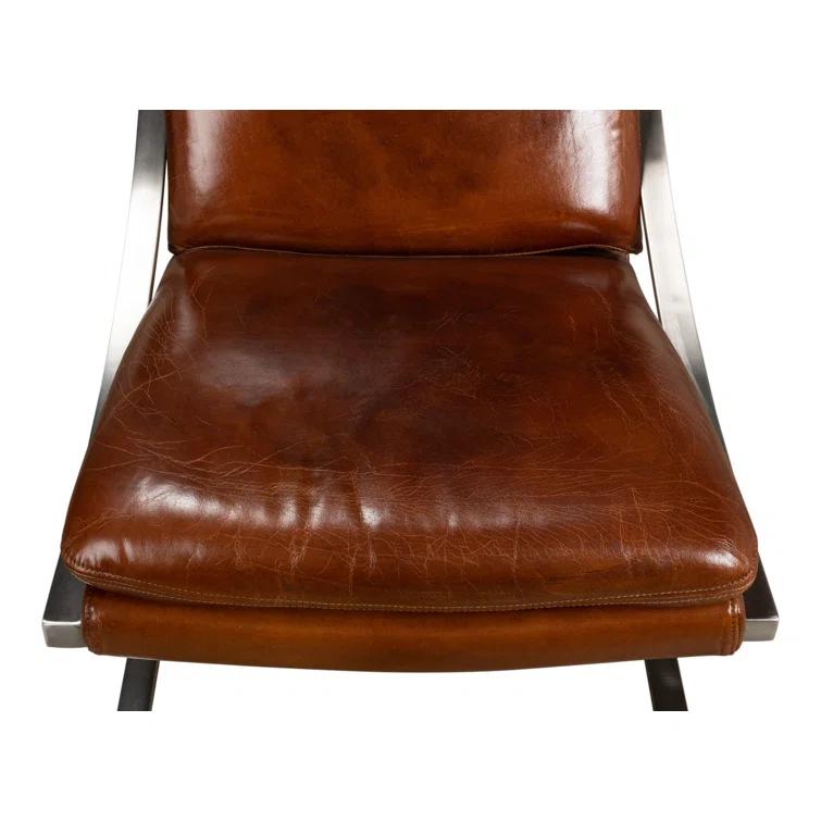 Mc Queen Leather Accent Chair