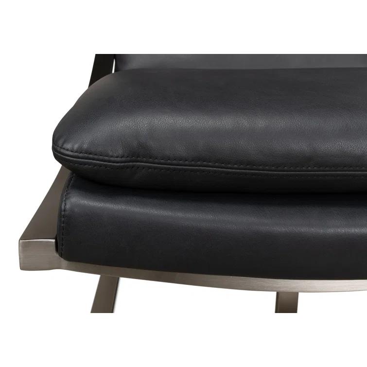 Mc Queen Leather Accent Chair