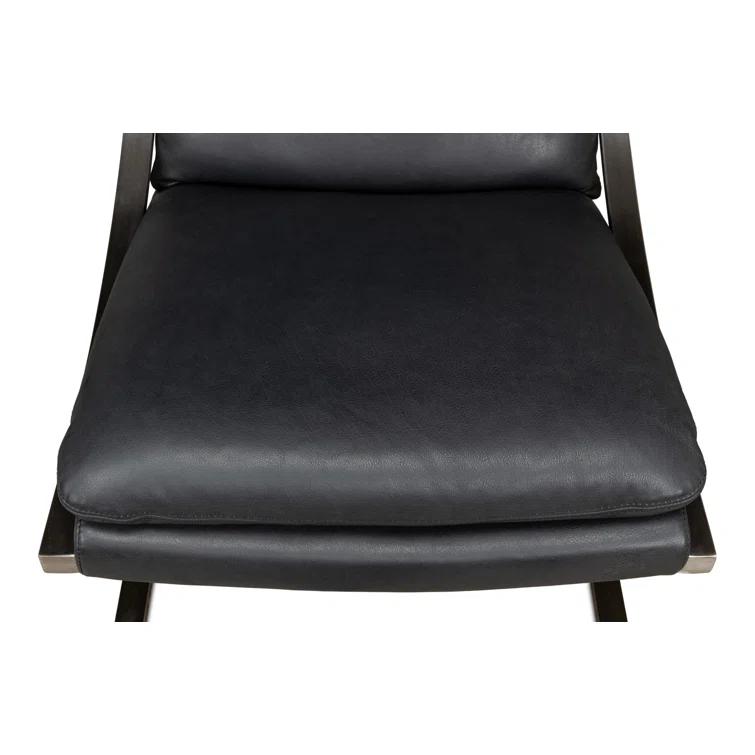 Mc Queen Leather Accent Chair