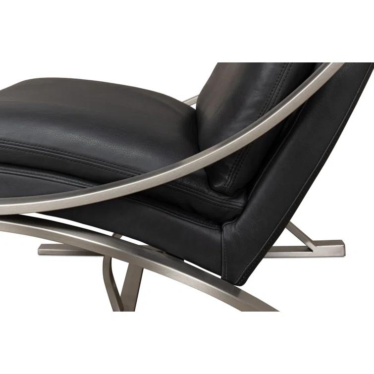 Mc Queen Leather Accent Chair