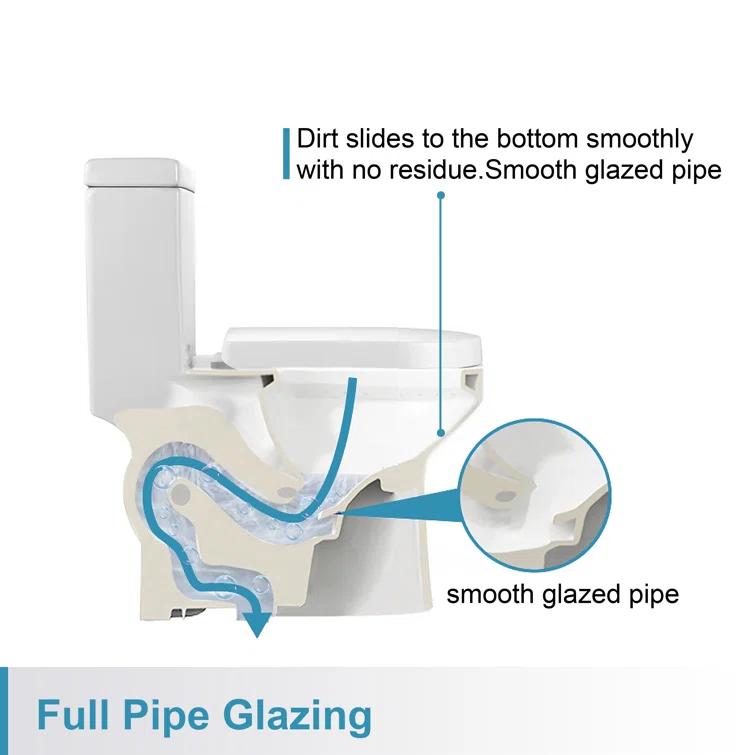 Nia Small Compact One-Piece Toilet, 1.28 GPF Round Dual-Flush Floor Mounted