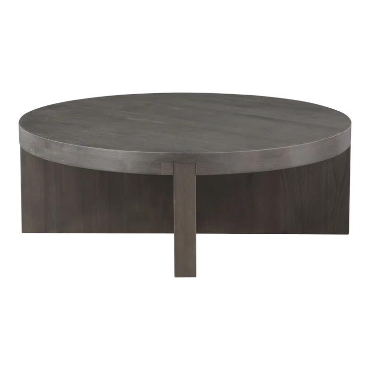 Alford Round Coffee Table - Brown