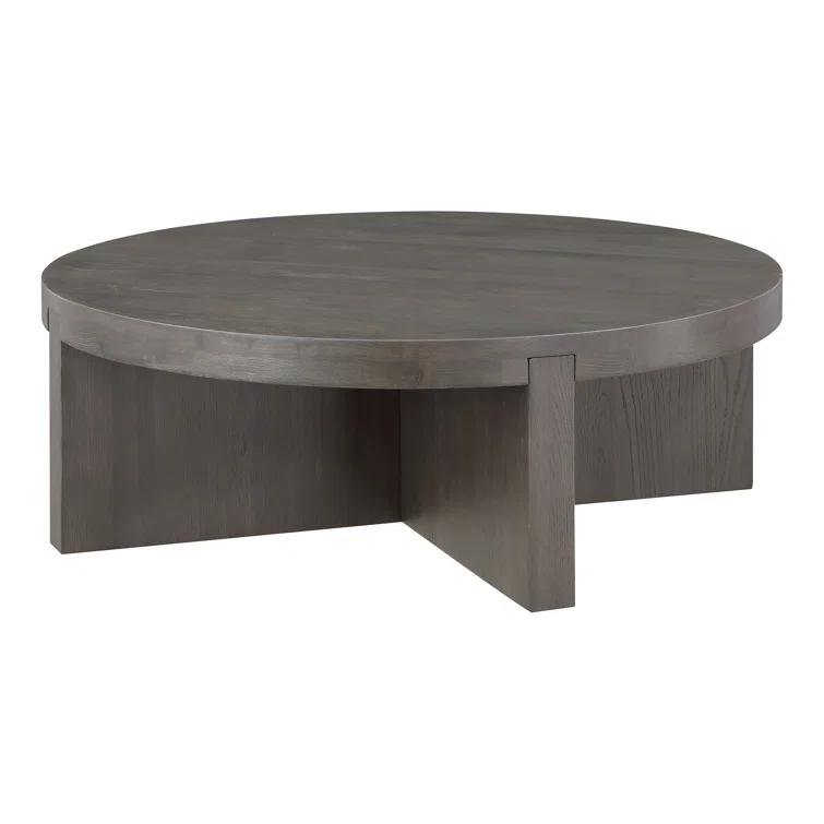 Alford Round Coffee Table - Brown