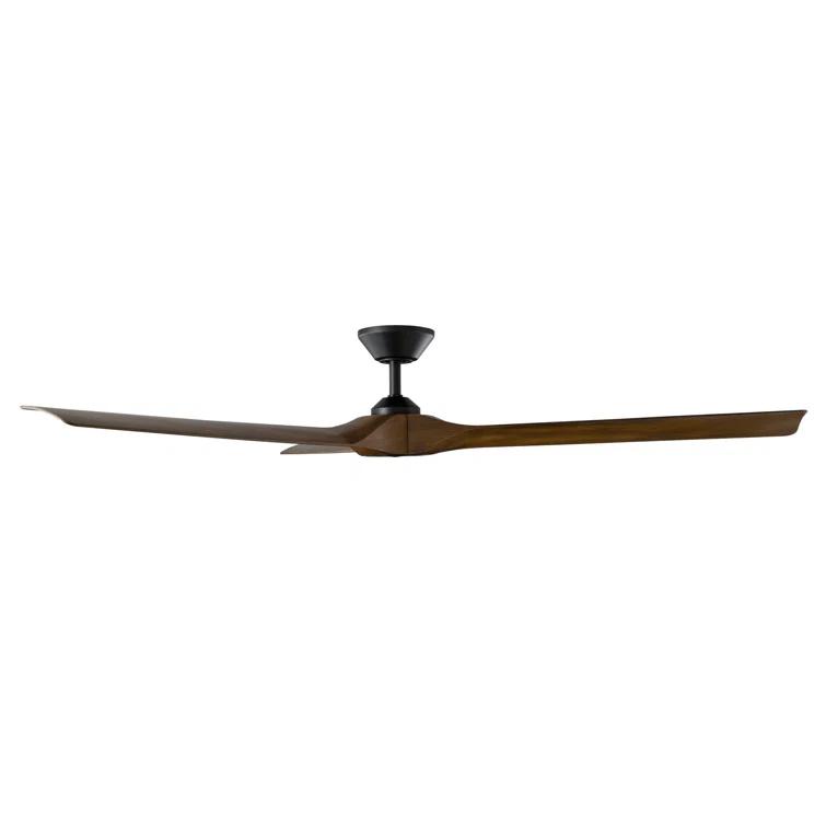 Torque Indoor/Outdoor 3-Blade Smart Ceiling Fan 70" and Remote Control, Works With Alexa and iOS or Android App