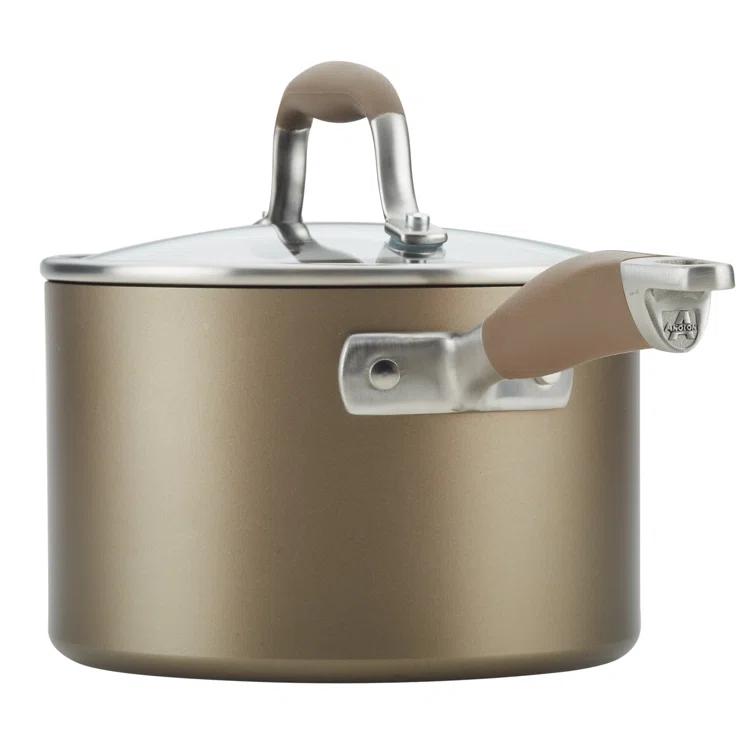 Anolon Anolon Advanced Home Hard Anodized Nonstick Cookware Set, 11 Piece