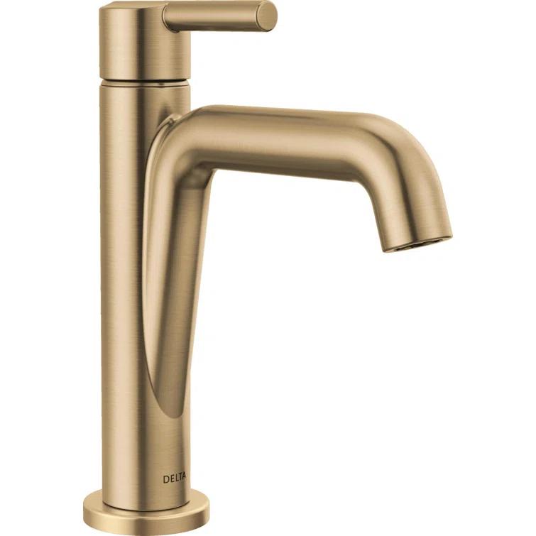 Nicoli Single Hole Bathroom Faucet with Drain Assembly, Single Handle Bathroom Sink Faucet