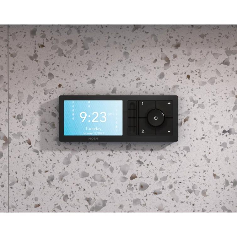 U by Moen Smart Shower 4-Outlet Digital Shower Controller for Thermostatic Shower Valve