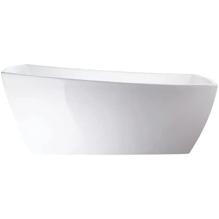 Vanity Art 67" X 31" Acrylic Freestanding Bathtub