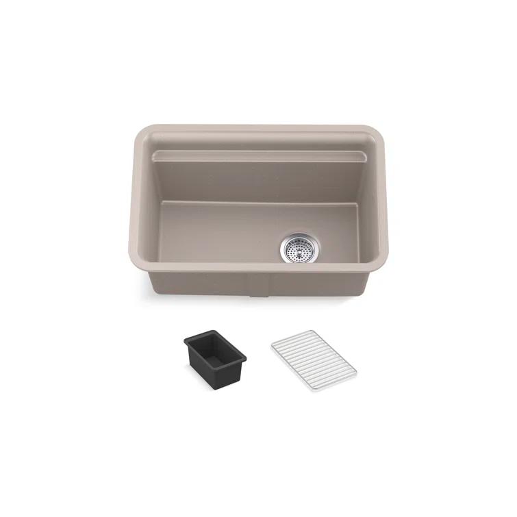 Cairn 27-1/2 in. X 18-5/16 in. X 12-5/8 in. Undermount Utility Sink