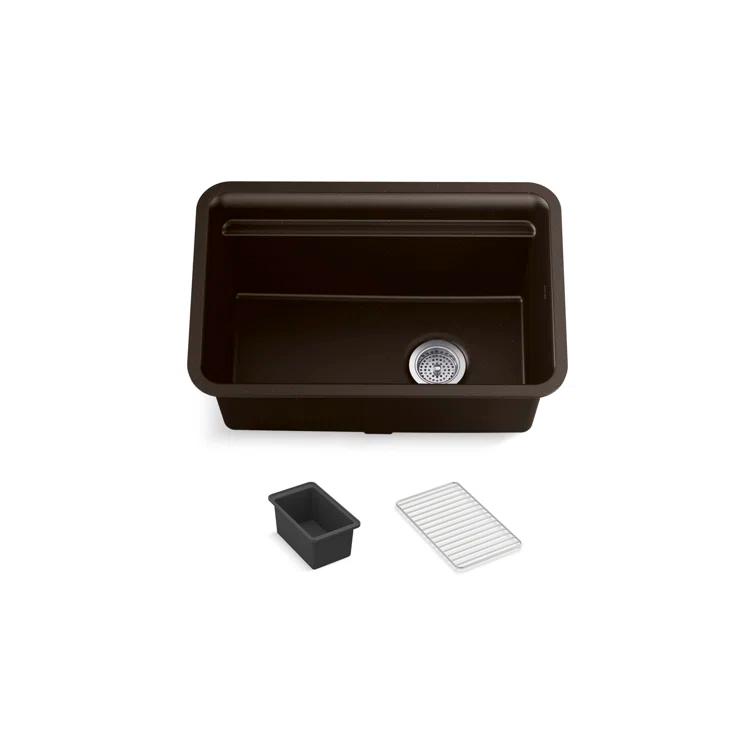 Cairn 27-1/2 in. X 18-5/16 in. X 12-5/8 in. Undermount Utility Sink