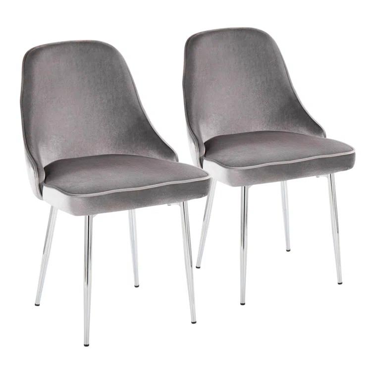Stanca 20'' H Velvet Upholstered Side Chair