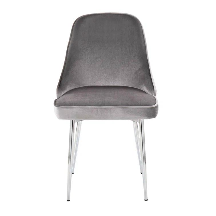 Stanca 20'' H Velvet Upholstered Side Chair
