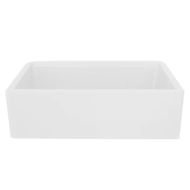 Rockport 32.75'' L Farmhouse / Apron Single Bowl Granite Kitchen Sink