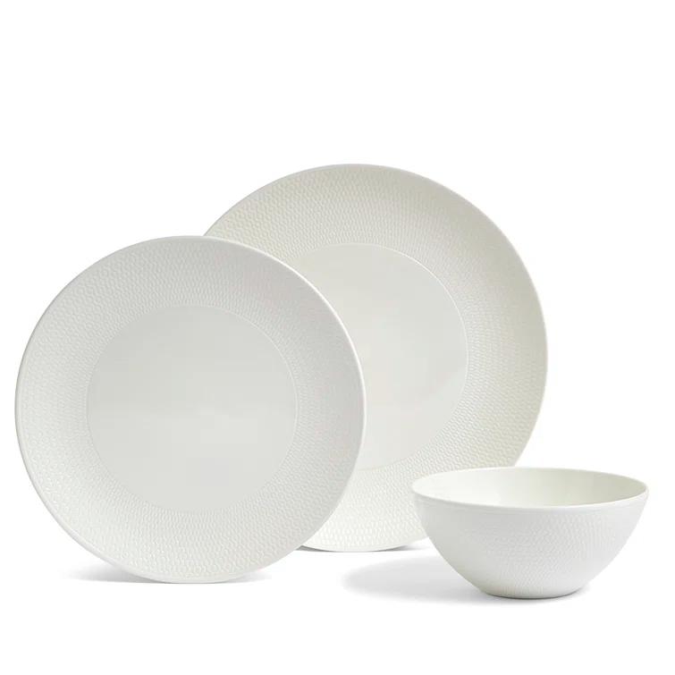 Wedgwood Gio 12 Piece Dinnerware Set, Service for 4 | Wayfair