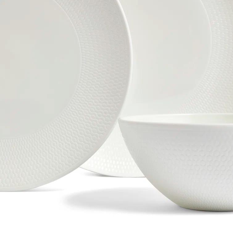 Wedgwood Gio 12 Piece Dinnerware Set, Service for 4 | Wayfair