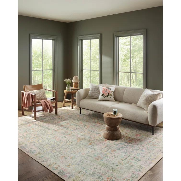 Rifle Paper Co. X Loloi Maison Grove Khaki Area Rug