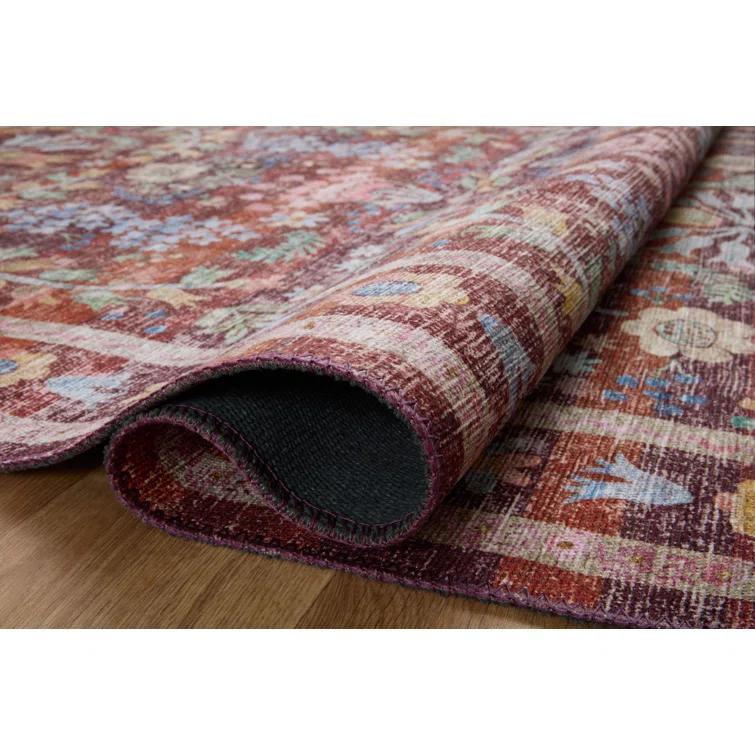 Rifle Paper Co. X Loloi Maison Frances Red 8'-4" X 11'-6" Area Rug