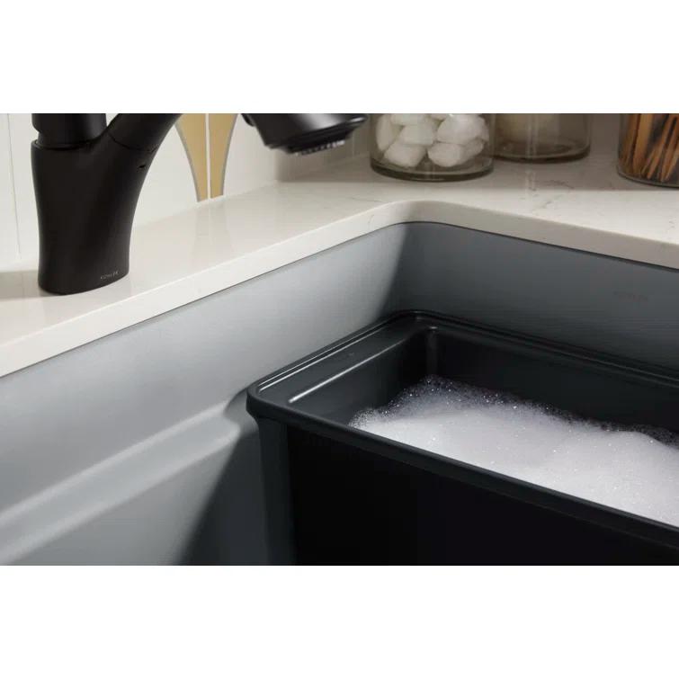 Cairn 27-1/2 in. X 18-5/16 in. X 12-5/8 in. Undermount Utility Sink