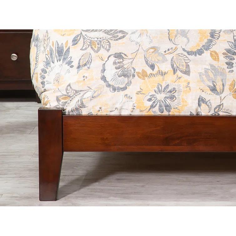 Metro Low Profile Solid Wood Platform Bed