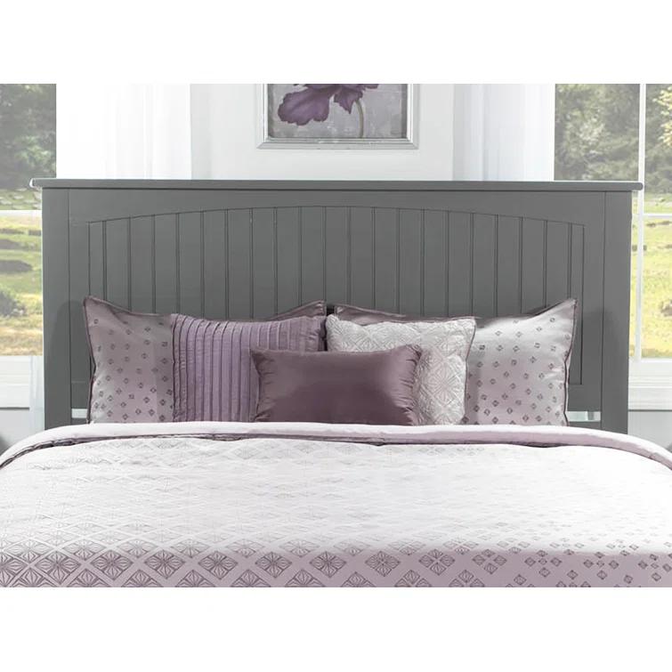Nantucket Low Profile Solid Wood Platform Bed with Matching Footboard