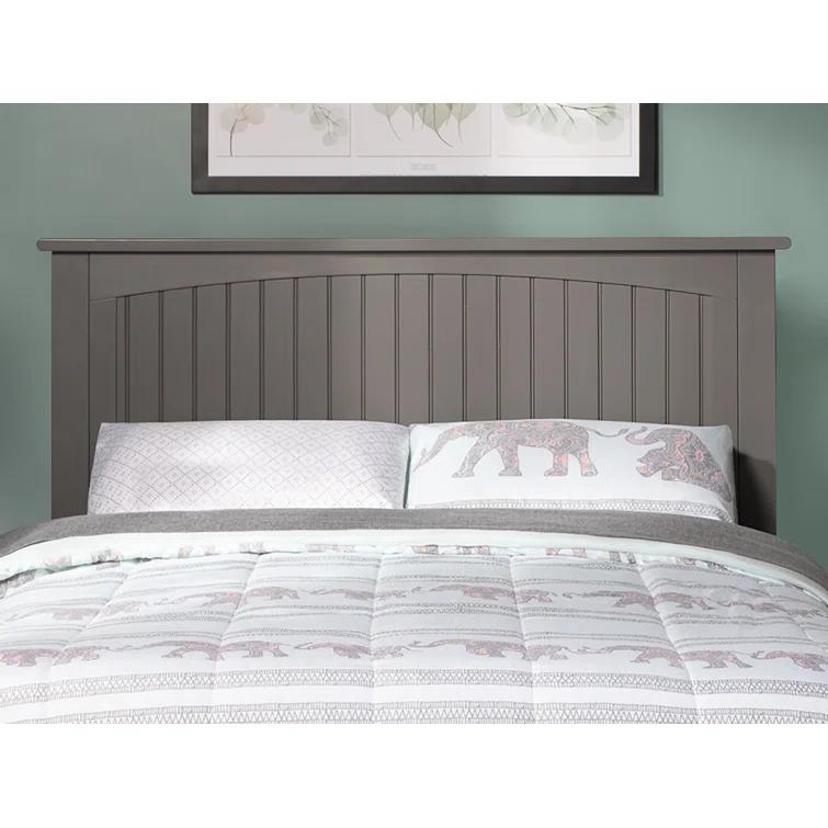 Nantucket Low Profile Solid Wood Platform Bed with Matching Footboard