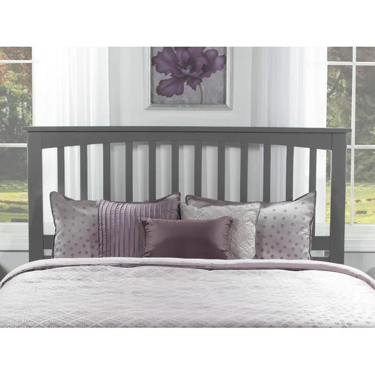 Mission Low Profile Solid Wood Platform Bed with Matching Footboard