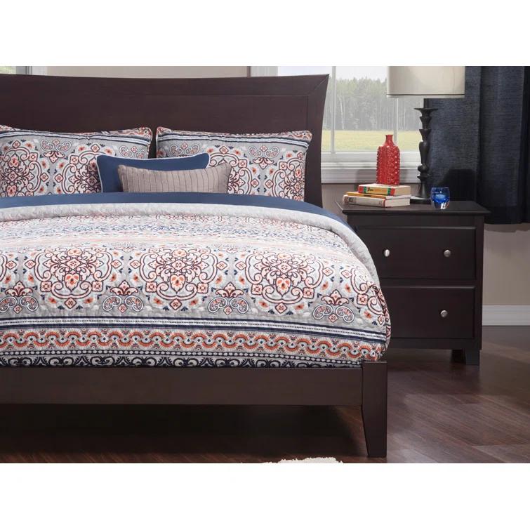 Metro Low Profile Solid Wood Platform Bed