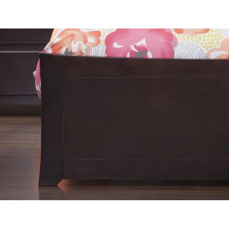 Metro Low Profile Solid Wood Platform Bed with Matching Footboard