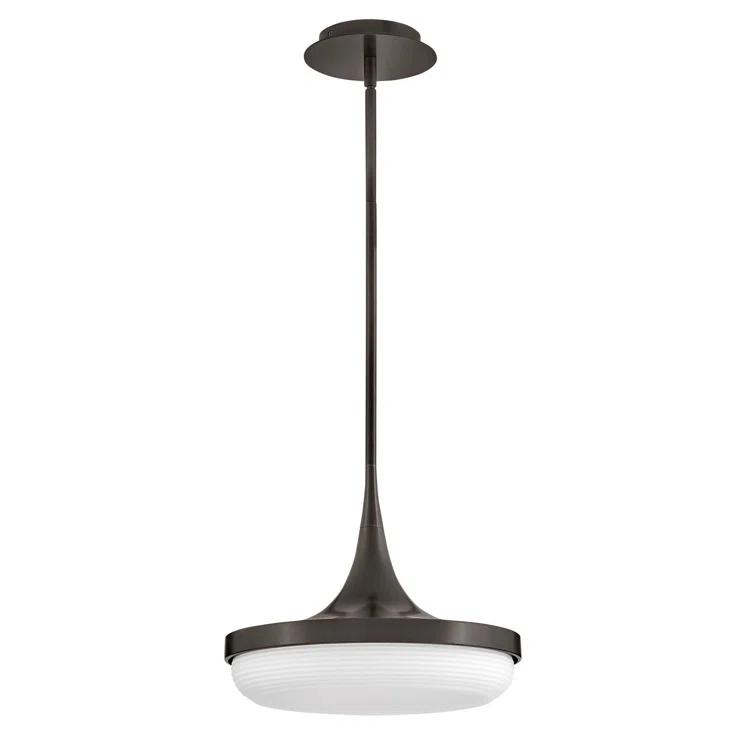 Elsa Integrated LED Convertible Pendant w/ Cased Opal Glass