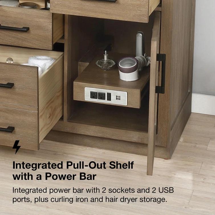 OVE Decors Bailey 48" Single Bathroom Vanity with Premium Countertop