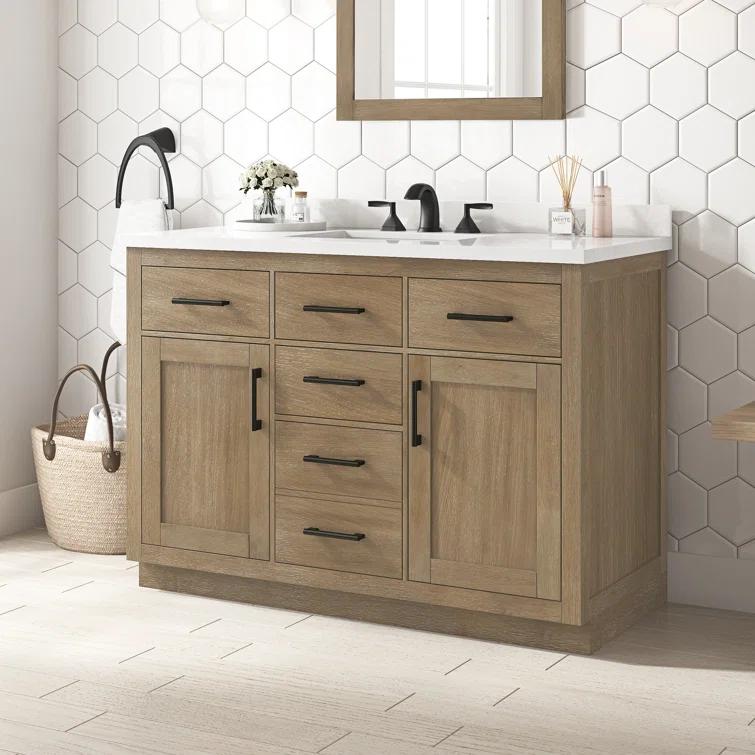 OVE Decors Bailey 48" Single Bathroom Vanity with Premium Countertop