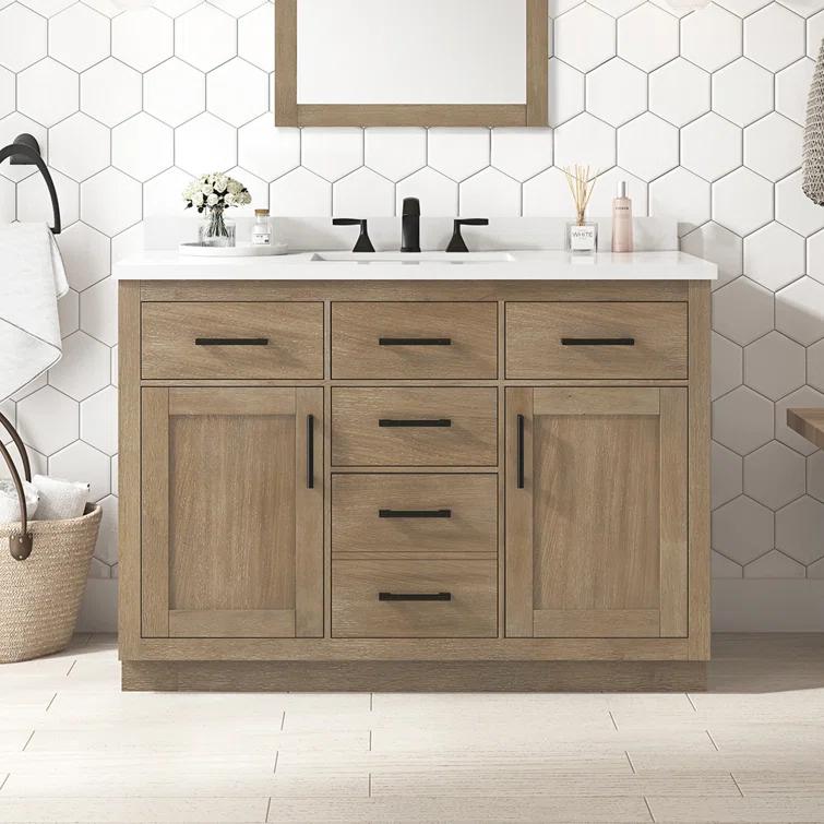 OVE Decors Bailey 48" Single Bathroom Vanity with Premium Countertop