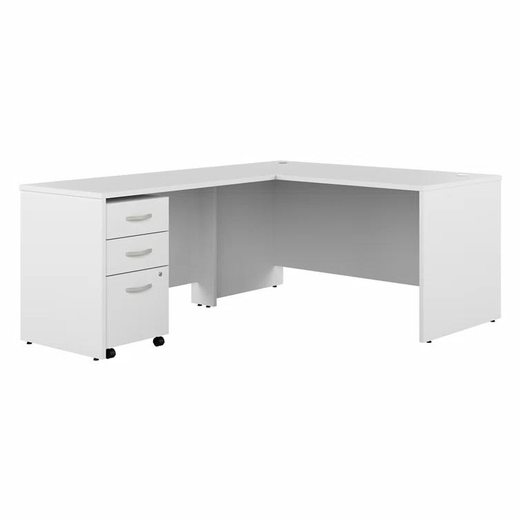 Office 500 Collection 3 Piece 60W L-Shape Computer Desk Office Set