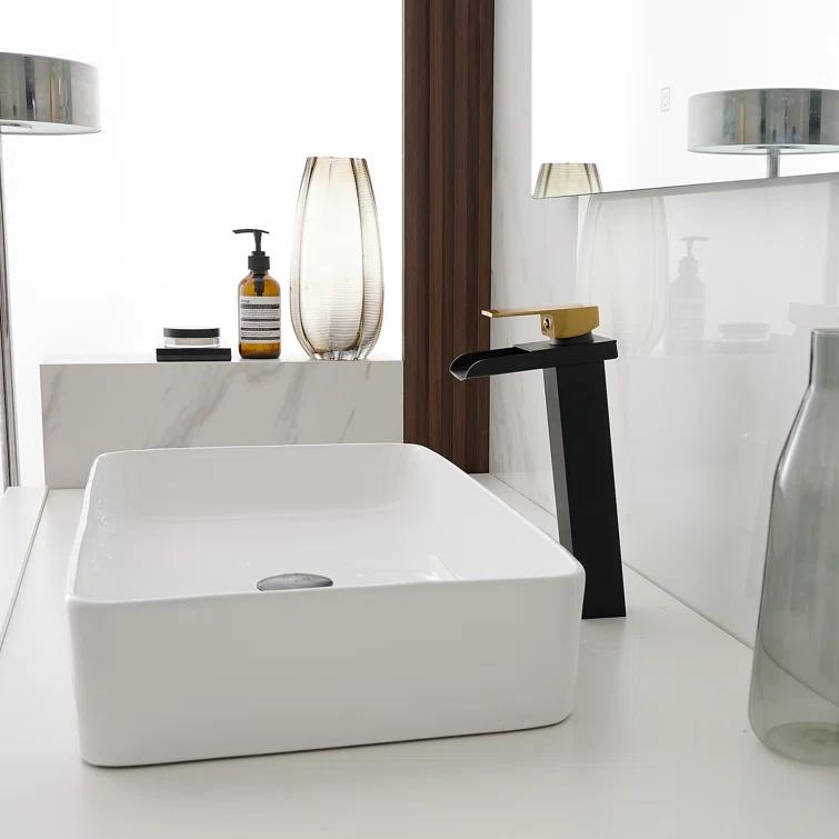 Vessel Sink Faucet Single-handle Bathroom Faucet with Drain Assembly