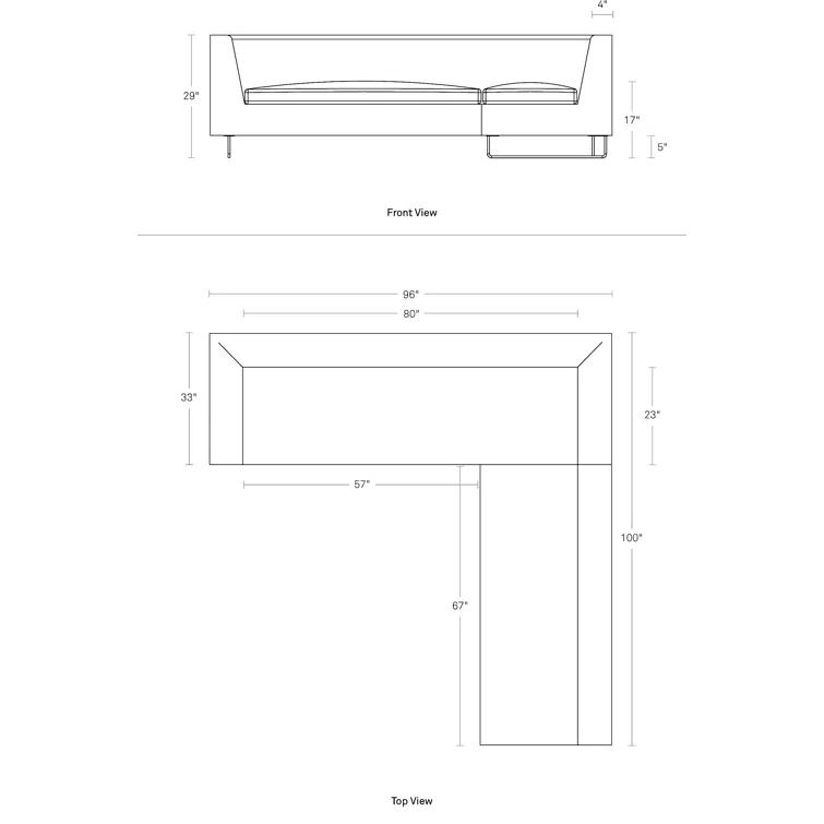 Bonnie and Clyde Sectional Sofa