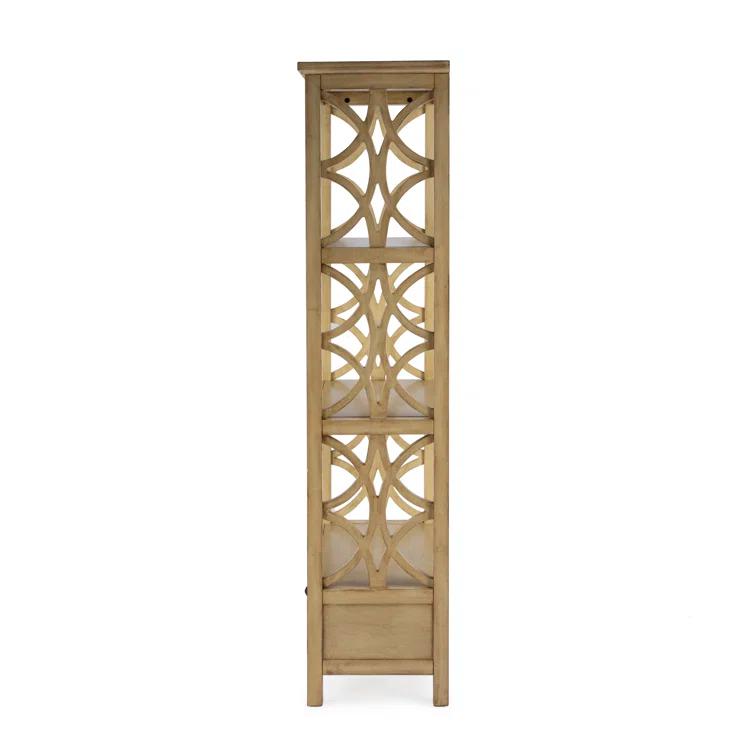Lorena 30"W 3- Tier Etagere Bookcase with Storage Drawer