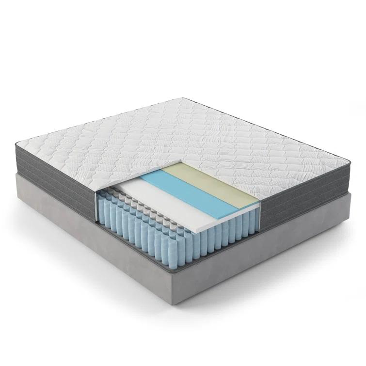 Nap Queen Victoria Hybrid, Cooling Gel Infused Memory Foam and Pocket Spring Mattress