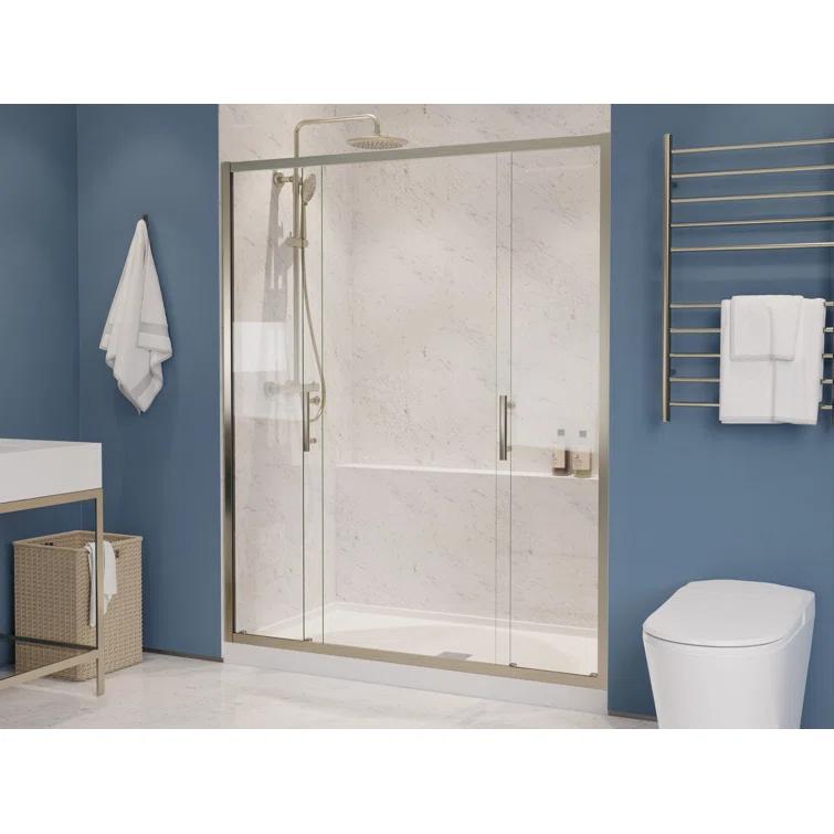 60" - 60.4" W x 70" H Framed Shower Door