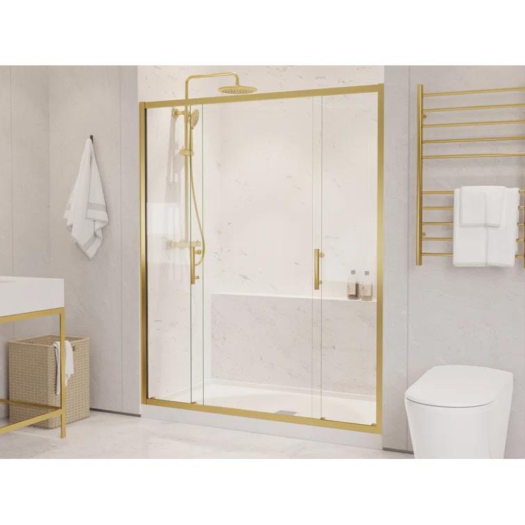 60" - 60.4" W x 70" H Framed Shower Door