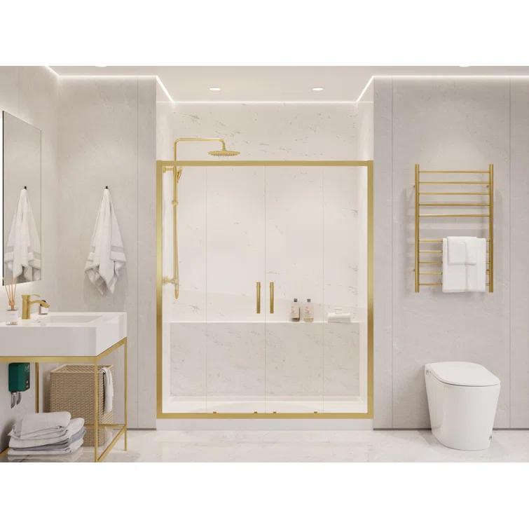 60" - 60.4" W x 70" H Framed Shower Door