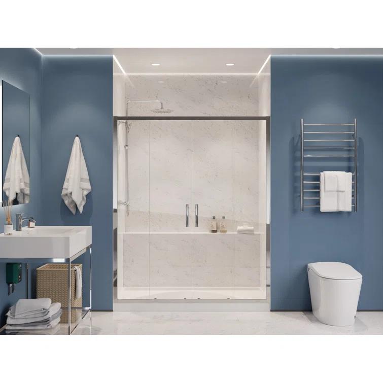 60" - 60.4" W x 70" H Framed Shower Door