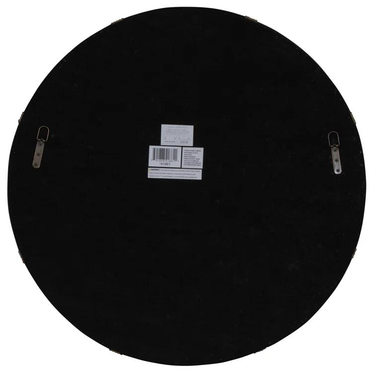 Adaline Round Mirror - Black