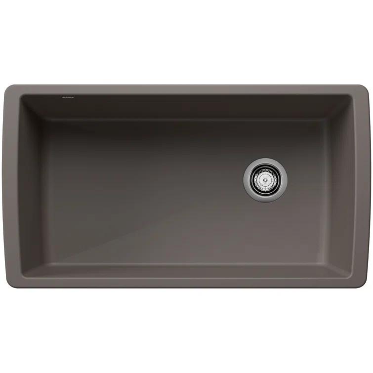 Diamond SILGRANIT 33" Super Single Undermount Kitchen Sink