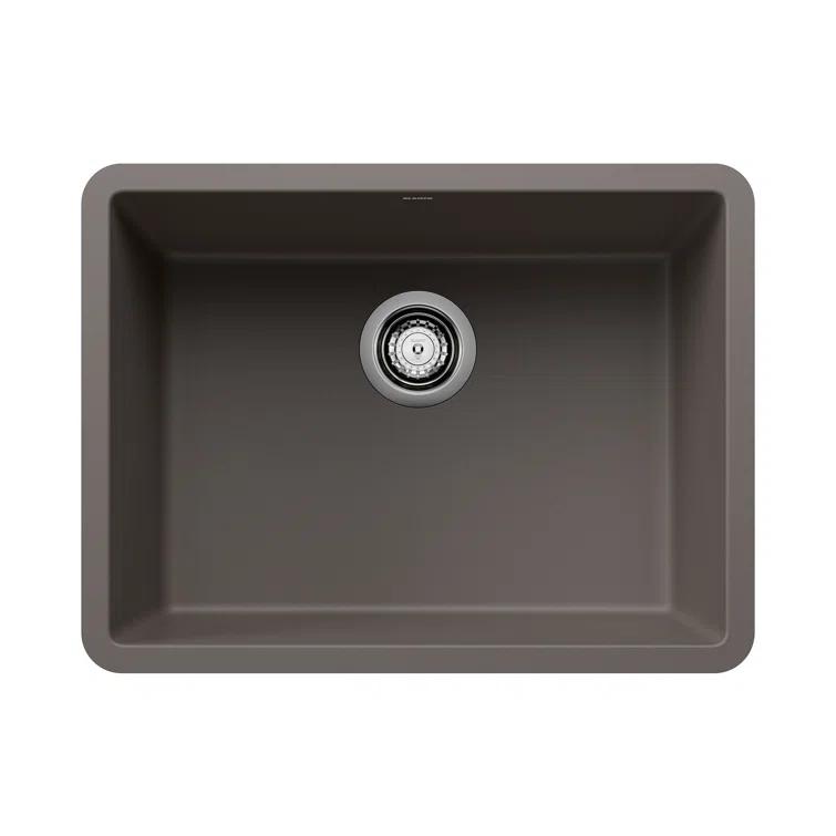 Precis SILGRANIT 24" Single Bowl Undermount Kitchen Sink