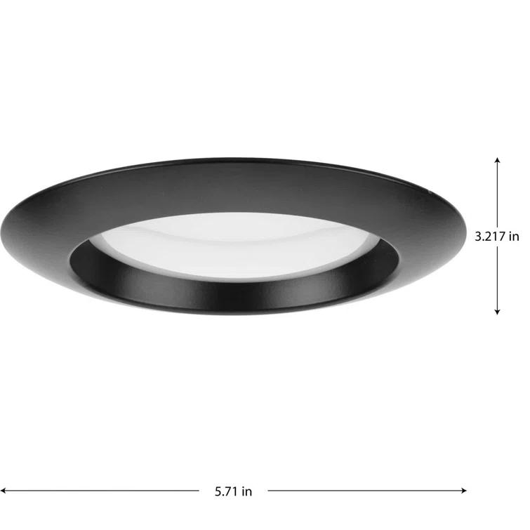 Progress Lighting P800022-031-CS 4-Inch Adjustable Eyeball 5-CCT Recessed Trim