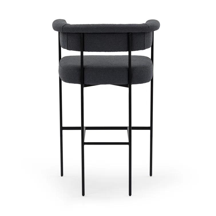 Kyleigh Bar Stool - Slate Boucle