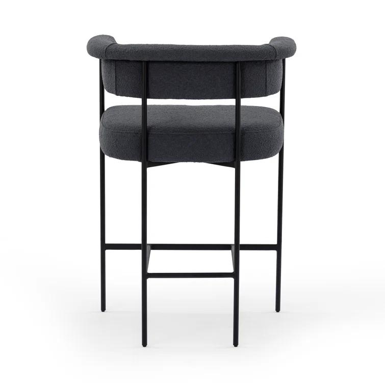 Kyleigh Counter Stool - Slate Boucle